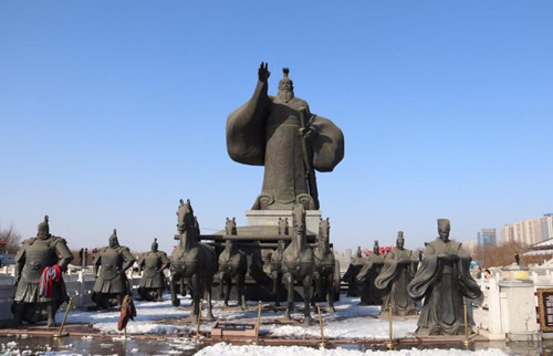 ky体育在线官网助力汉城湖汉武帝雕像雕刻模型数字化