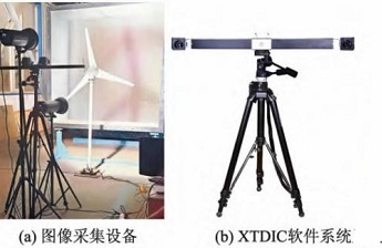  三维数字散斑DIC技术用于分析载荷对风力机叶片应变特性影响